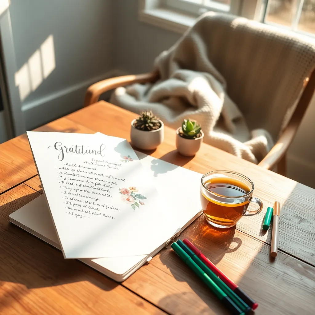 Write Daily Gratitude Lists