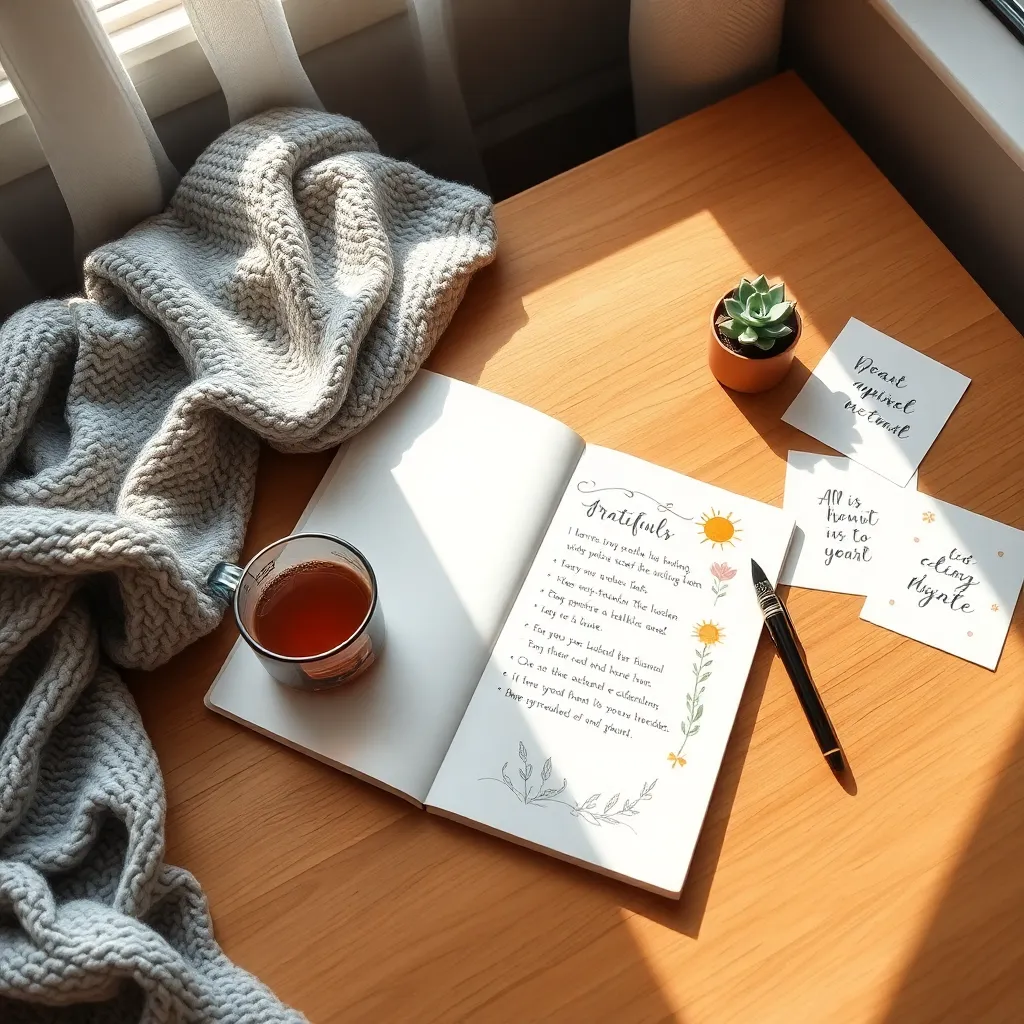 Write Morning Gratitude Lists