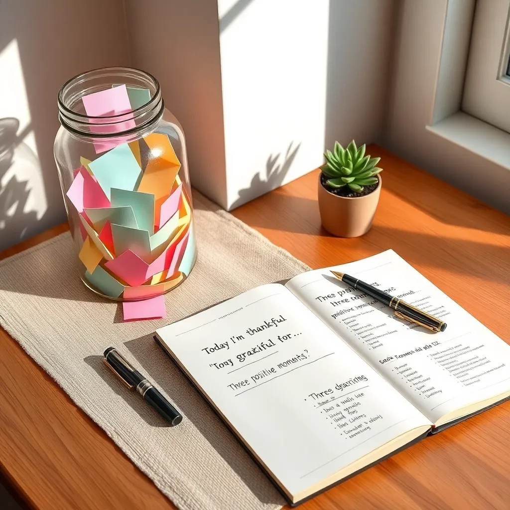 Keep a Gratitude Jar on Desk