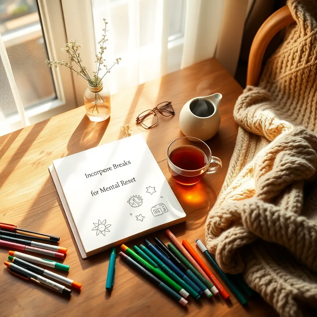 Incorporate Breaks for Mental Reset