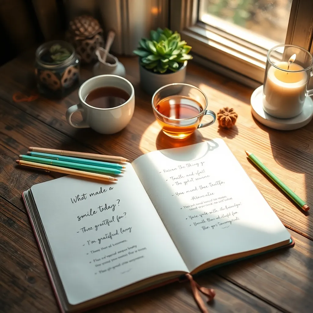 Record in a Gratitude Journal