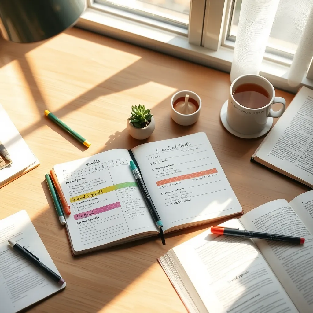 Organizing Your Academic and Personal Goals