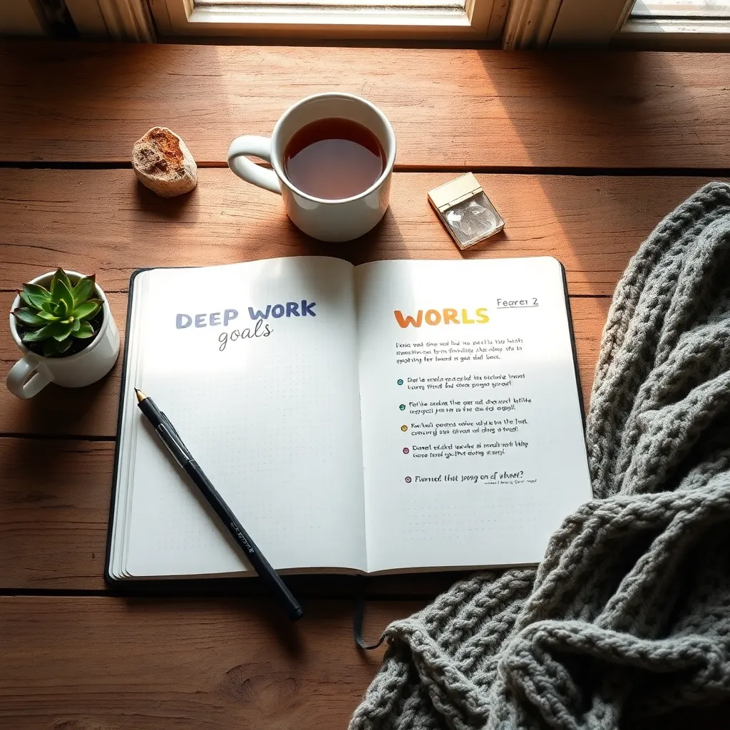 Identify Your Deep Work Goals