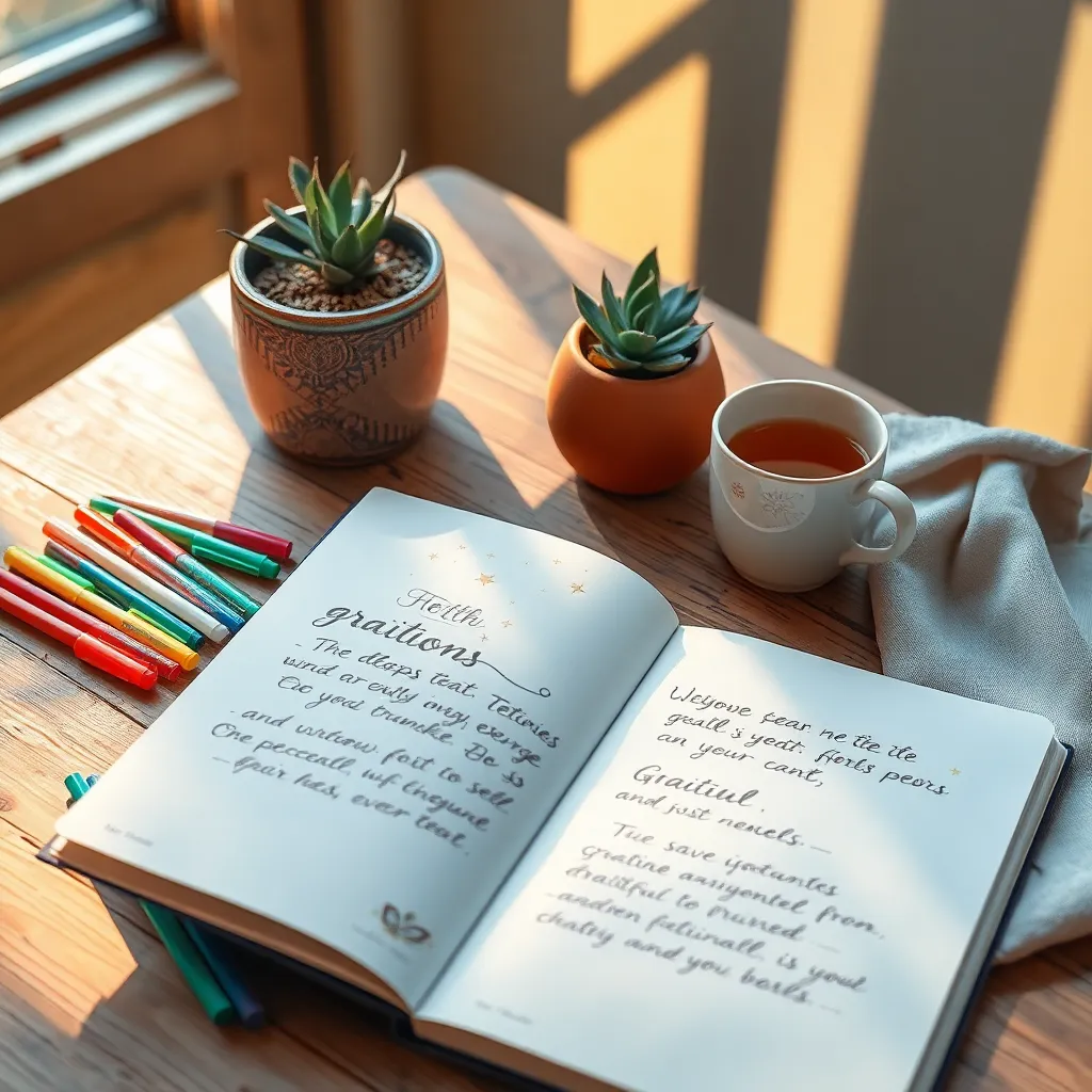 Crafting Personalized Gratitude Lists