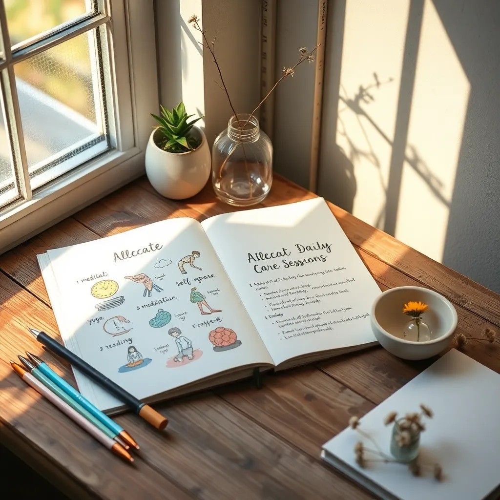 Allocate Daily Self-Care Sessions