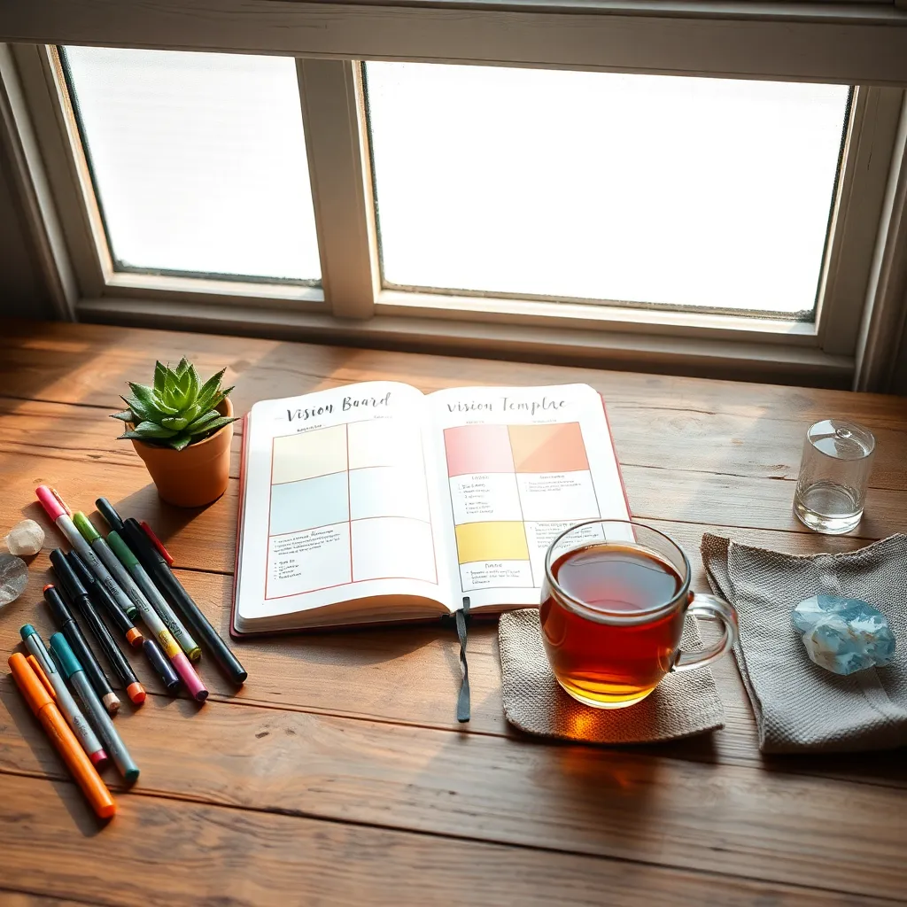 Choosing the Right Vision Board Template