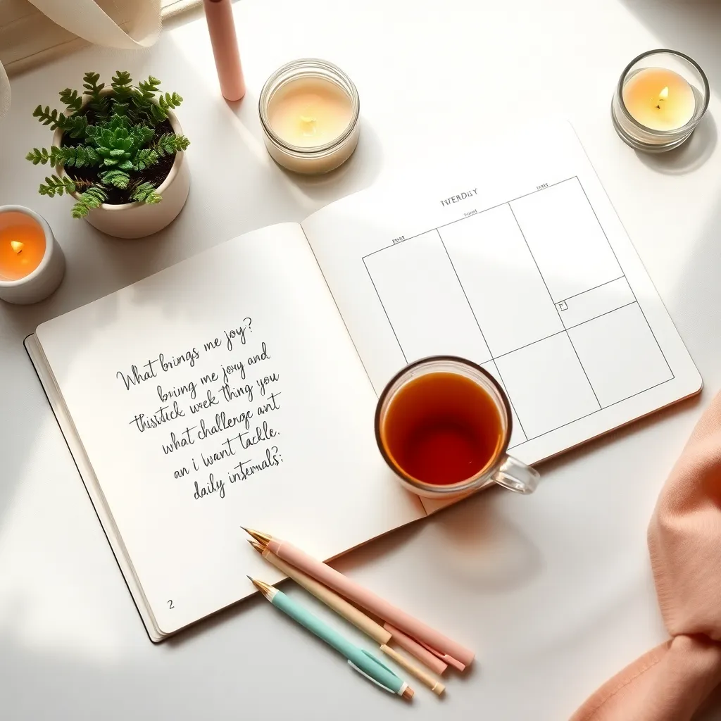 Set Weekly Intentions for Clarity