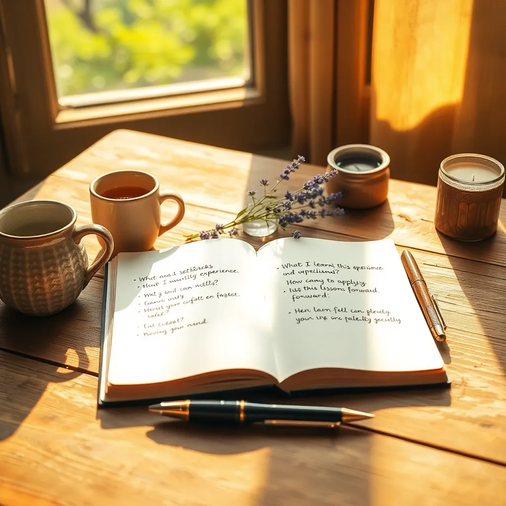 Reflect on Setbacks Weekly
