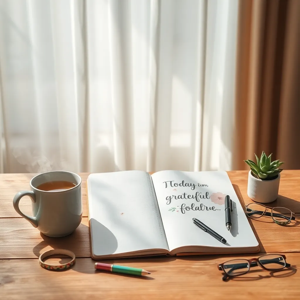 Start with Daily Gratitude Entries