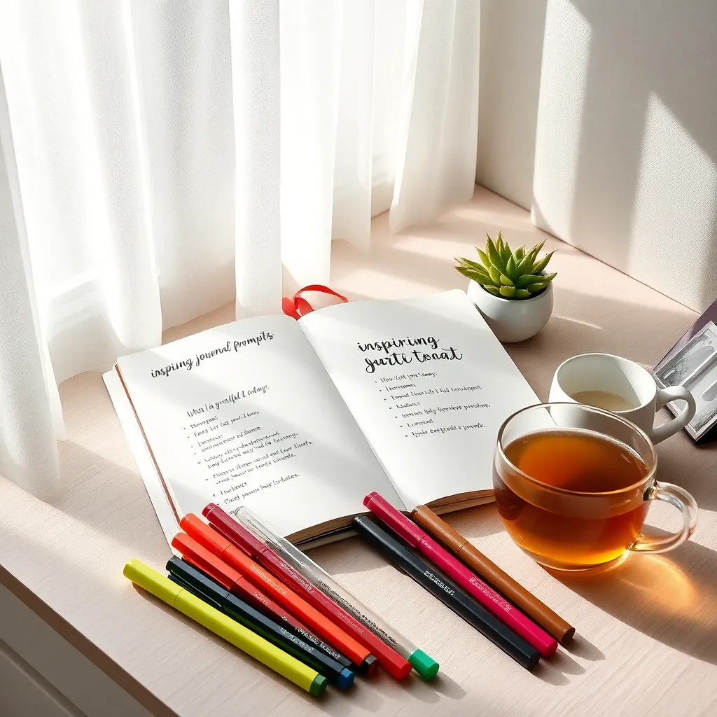 Select Inspiring Journal Prompts