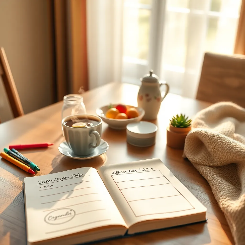 Setting Intentions for the Day
