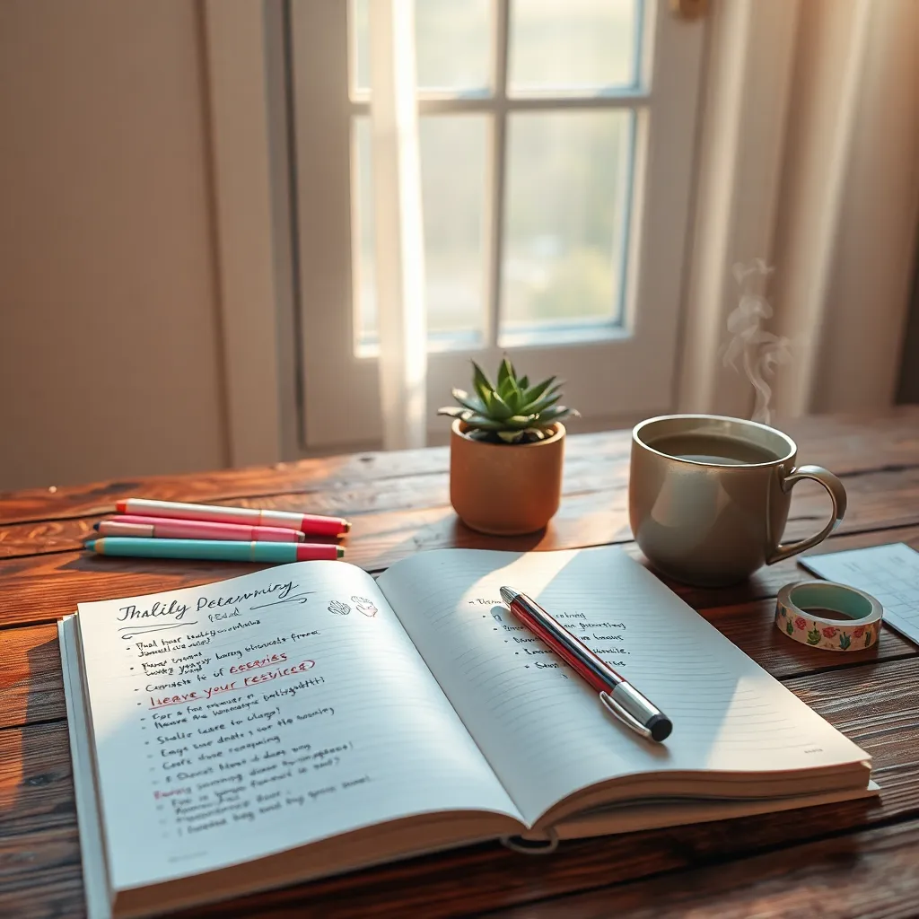 Set Clear Journal Intentions