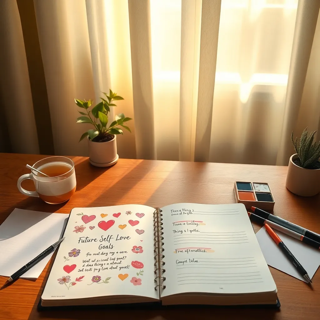 Visualizing Future Self-Love Goals