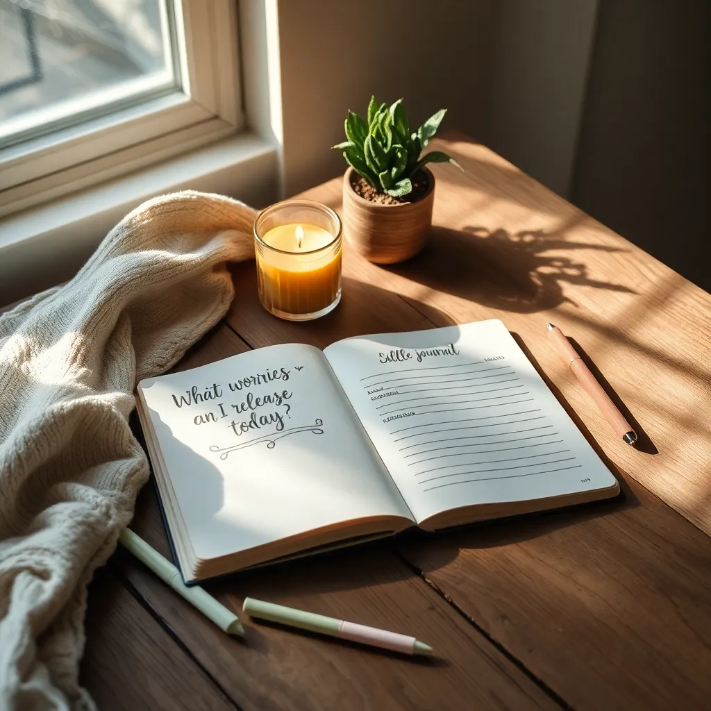 Worry Release Pages (Letting Go of Anxious Thoughts)