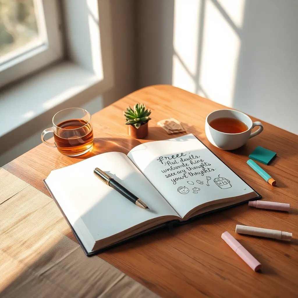 Explore Thoughts Through Free Writing