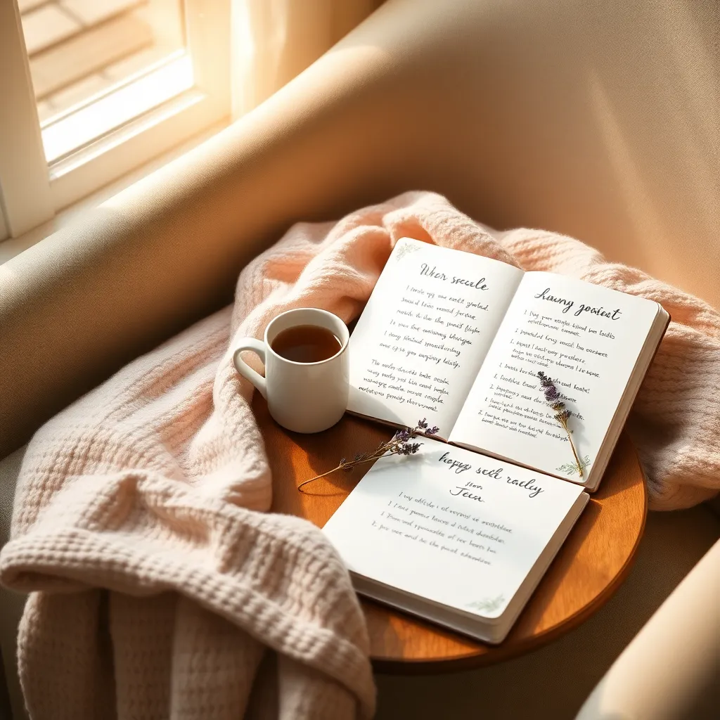 Set a Relaxing Journaling Ritual