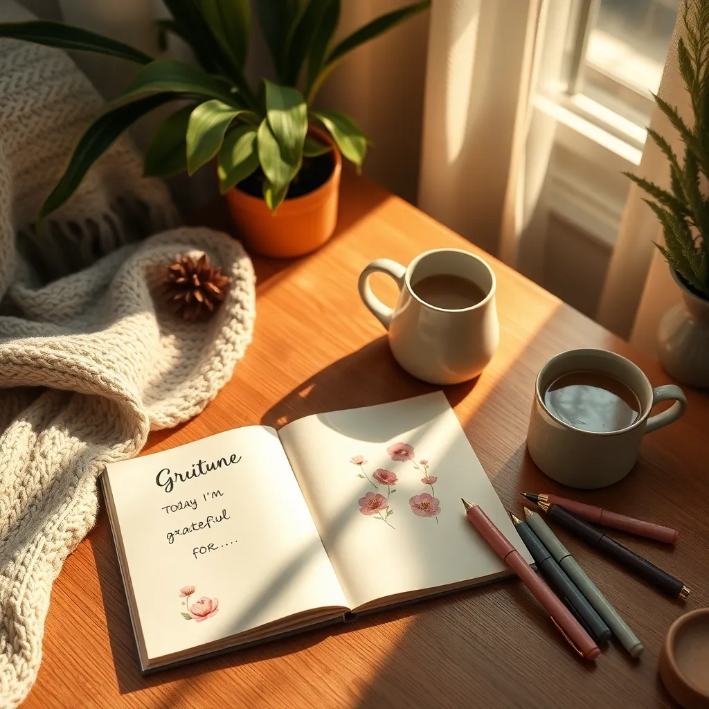 Start with Daily Gratitude Entries