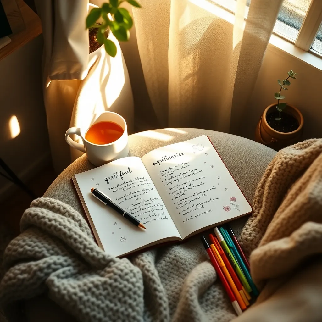 Journal Daily Gratitude Moments